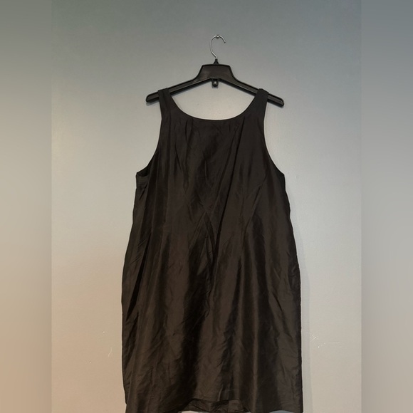 Eileen Fisher Black Lace Chemise Silky‎ Sleepwear - Picture 6 of 6